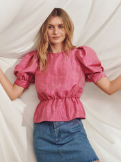 Акція на Блузка жіноча Vero Moda XAZ318771RFCG XS Рожева від Rozetka