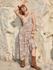 Акція на Сарафан жіночий SHEIN GD-00161289 XL Коричневий від Rozetka