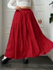 Акція на Спідниця жіноча SHEIN GD-00138526 2XL Червона від Rozetka