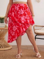Акція на Спідниця літняя жіноча SHEIN GD-00165840 XL Різнобарвна від Rozetka