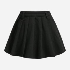 Акція на Спідниця міні жіноча SHEIN GD-00162612 L Чорна від Rozetka
