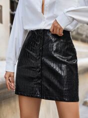 Акція на Спідниця жіноча SHEIN GD-00158391 42 Чорна від Rozetka