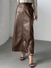 Акція на Спідниця жіноча SHEIN GD-00158405 L Коричнева від Rozetka