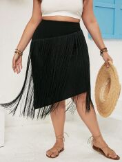Акція на Спідниця жіноча SHEIN GD-00163487 2XL Чорна від Rozetka