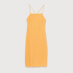 Акція на Плаття коротке жіноче H&M XAZ427956ZZNR L Жовте від Rozetka