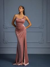 Акція на Плаття жіноче SHEIN GD-00118631 S Рожево-коричневе від Rozetka