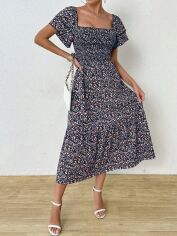 Акція на Плаття міді літнє жіноче SHEIN GD-00148025 M Комбіноване від Rozetka