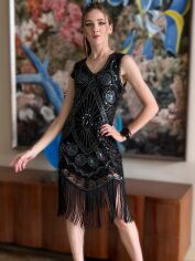 Акція на Плаття вечірнє міді літнє жіноче SHEIN GD-00158009 XL Різнокольорове від Rozetka