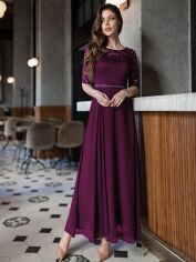Акція на Сукня літня жіноча SHEIN GD-00164750 M Малинова від Rozetka
