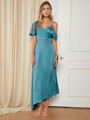 Акція на Сукня літня жіноча SHEIN GD-00164965 M Бірюзова від Rozetka