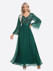 Акція на Сукня літня жіноча SHEIN GD-00158248 2XL Темно-зелена від Rozetka