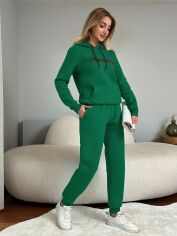 Акція на Спортивний костюм жіночий SHEIN GD-00167255 XL Зелений від Rozetka