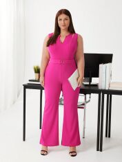 Акція на Комбінезон жіночий SHEIN GD-00163607 3XL Фуксія від Rozetka