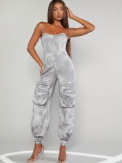 Акція на Комбінезон жіночий SHEIN GD-00168143 XS Сірий від Rozetka