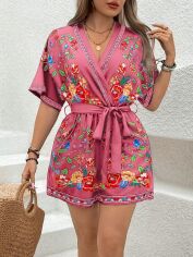 Акція на Комбінезон жіночий SHEIN GD-00168614 2XL Рожевий від Rozetka