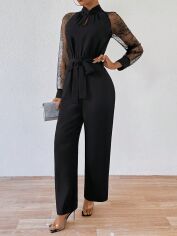 Акція на Комбінезон жіночий SHEIN GD-00159357 S Чорний від Rozetka