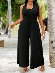 Акція на Комбінезон жіночий SHEIN GD-00170862 4XL Чорний від Rozetka