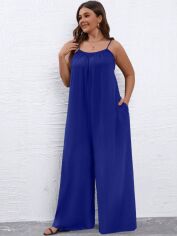 Акція на Комбінезон жіночий SHEIN GD-00170863 4XL Синій від Rozetka