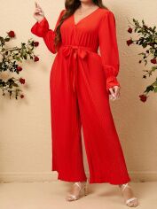 Акція на Комбінезон жіночий SHEIN GD-00160805 2XL Червоний від Rozetka