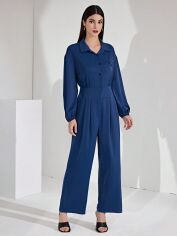Акція на Комбінезон жіночий SHEIN GD-00159329 L Синій від Rozetka