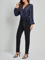 Акція на Комбінезон жіночий SHEIN GD-00159351 S Синій від Rozetka