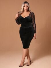 Акція на Костюм жіночий SHEIN GD-00164938 2XL Чорний від Rozetka