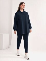 Акція на Спортивний костюм жіночий SHEIN GD-00169967 XL Темно-синій від Rozetka