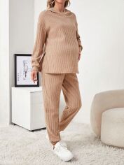 Акція на Спортивний костюм для вагітних SHEIN GD-00170981 M Бежевий від Rozetka