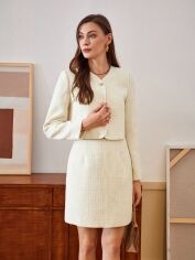 Акція на Костюм жіночий SHEIN GD-00158560 S Білий від Rozetka