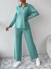 Акція на Костюм жіночий SHEIN GD-00158554 M М'ятний від Rozetka