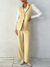 Акція на Костюм жіночий SHEIN GD-00162176 M Жовтий від Rozetka