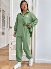 Акція на Костюм жіночий SHEIN GD-00167906 M Зелений від Rozetka
