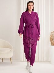 Акція на Костюм жіночий SHEIN GD-00158564 S Фіолетовий від Rozetka