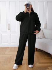 Акція на Костюм жіночий SHEIN GD-00168512 2XL Чорний від Rozetka