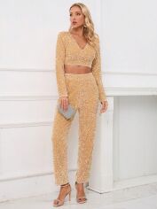 Акція на Костюм жіночий SHEIN GD-00158534 L Хакі від Rozetka