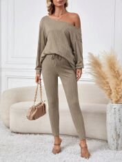 Акція на Костюм для вагітних SHEIN GD-00166173 M Хакі від Rozetka