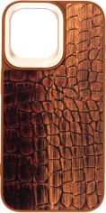 Акція на Панель Harder Glamorous Croco для Apple iPhone 14 Pro Max Magma від Rozetka