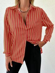 Акція на Сорочка жіноча SHEIN GD-00160235 XL Коралова від Rozetka