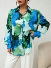 Акція на Сорочка жіноча SHEIN GD-00160253 XS Різнокольорова від Rozetka
