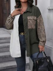 Акція на Блузка жіноча SHEIN GD-00161088 2XL Різнокольорова від Rozetka