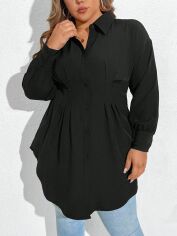 Акція на Блузка жіноча SHEIN GD-00161143 US 24/26 Чорна від Rozetka