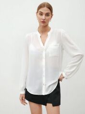 Акція на Блузка жіноча SHEIN GD-00160174 S Біла від Rozetka