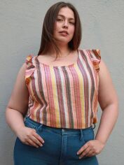 Акція на Блузка жіноча SHEIN GD-00111640 32-34 Різнокольорова від Rozetka