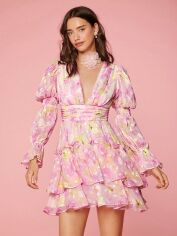 Акція на Плаття коротке літнє жіноче SHEIN GD-00125208 S Різнокольорове від Rozetka