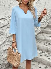 Акція на Плаття коротке літнє жіноче SHEIN GD-00165700 S Синє від Rozetka