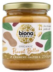 Акція на Арахісова паста Biona Organic Хрусткий із морською сіллю 250 г від Rozetka
