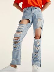 Акція на Джинси Regular Fit жіночі Pull & Bear XAZ133989AMIR 36 Блакитні від Rozetka