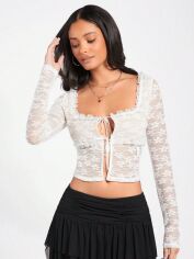 Акція на Топ жіночий SHEIN GD-00167067 M Білий від Rozetka