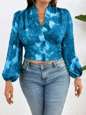 Акція на Топ жіночий SHEIN GD-00169318 3XL Синій від Rozetka