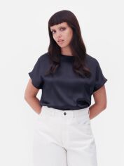 Акція на Блузка жіноча Primark XAZ526224JKPB 34 Темно-синя від Rozetka